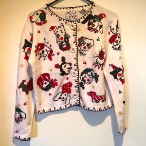 Vintage Micheal Simon Christmas Sweater. Size S.